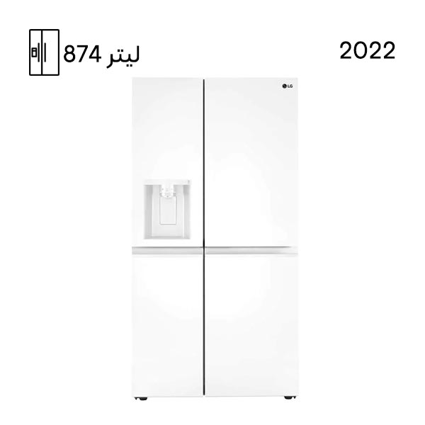 یخچال ساید 2022 ال جی مدل J348 سفید